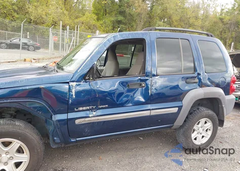 2002 Jeep Liberty Sport из США, поврежденный, VIN 1J4GL48K02W144127